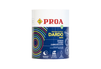 Pintura plástica interior. Mate. Dardo - PROA