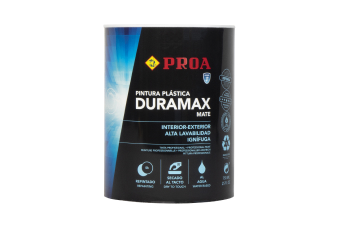 Pintura plástica interior/exterior. Mate. Duramax- PROA
